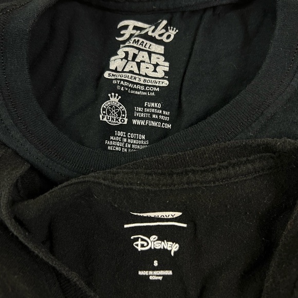 Star Wars T Shirt Bundle Lot Of 2 Size Small Yoga & Jedi Obi-Wan Kenobi - Picture 2 of 10